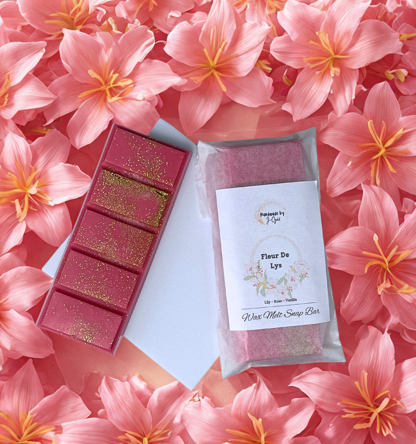 100% Soy Wax Hand-poured Wax Melt Fleur De Lys