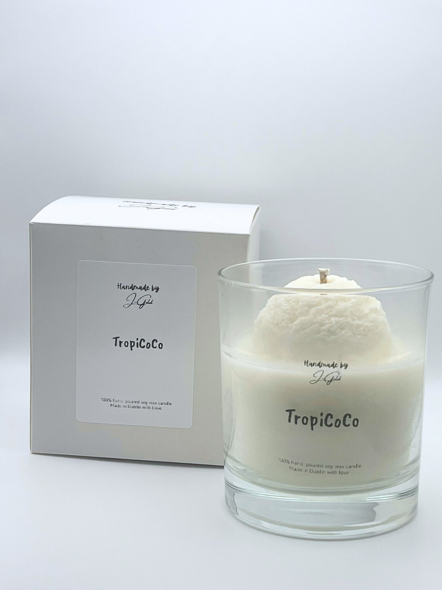 TropiCoCo 100% Soy Wax Hand-poured Candle.